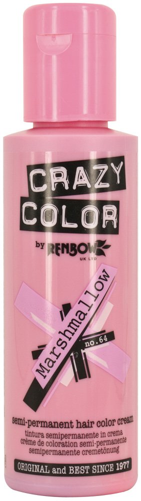 Crazy Color Semi Permanent Hair Dye 100ml - Platinum 