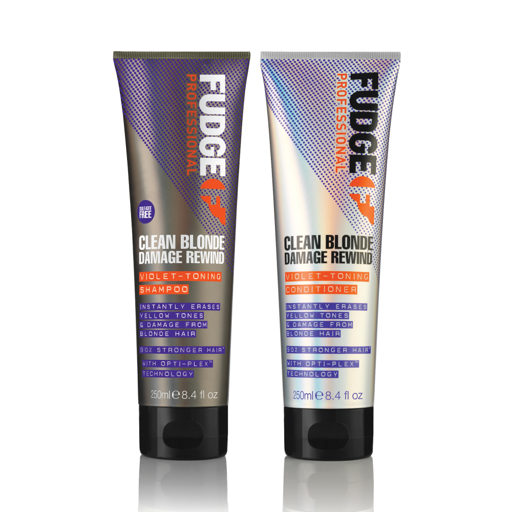 Fudge Blonde Damage Rewind Shampoo & Conditioner 250ml Duo - Hair products  New Zealand | Nation wide hairdressing & hair care group