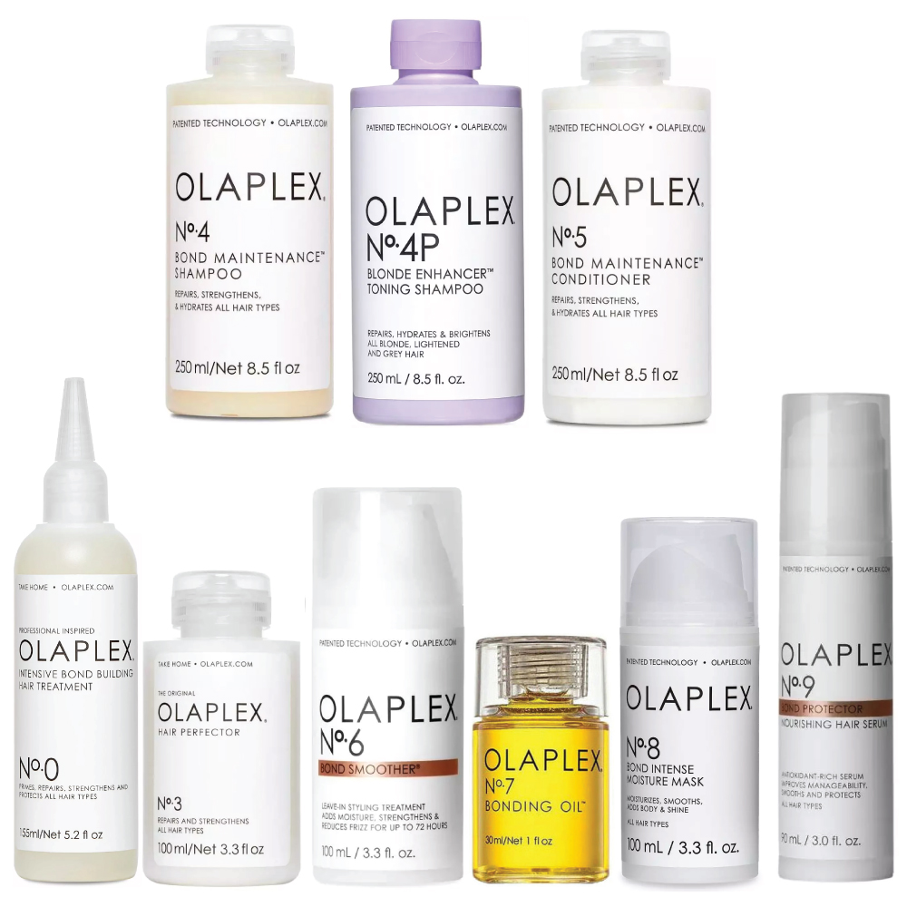 Olaplex Complete Set (, 3, 4, 4P, 5, 6, 7, 8, & 9) - Hair products New  Zealand | Nation wide hairdressing & hair care group
