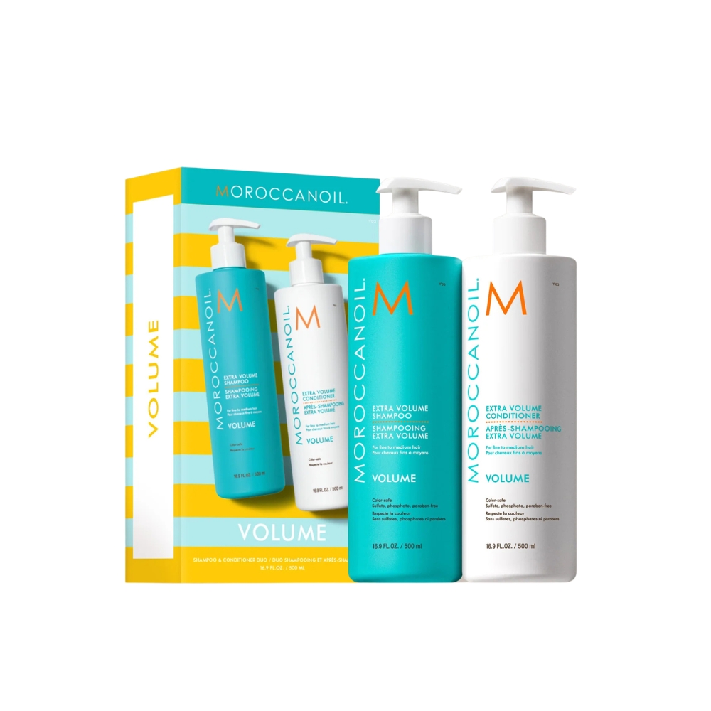 Moroccanoil Volume 500ml Duo - Best in Professional Haircare | NZ