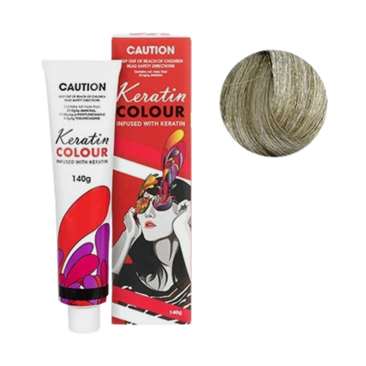 Keratin Colour 11.2 Super Light Iridescent Blonde 140g