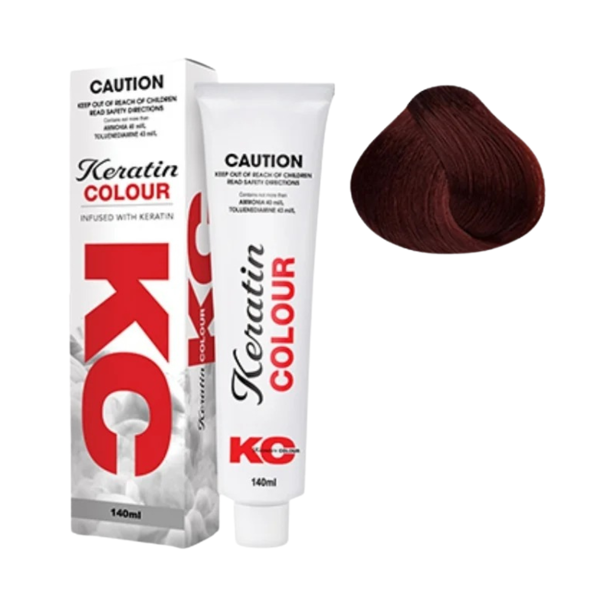 Keratin Colour 6.66 Deep Dark Red 140g