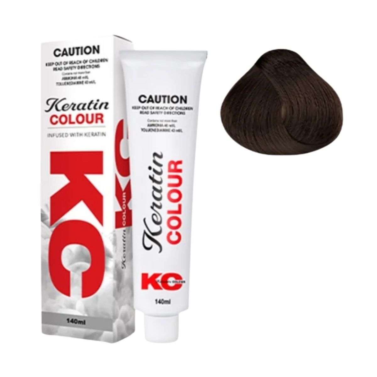 Keratin Colour 5.13 Light Ash Golden 140g