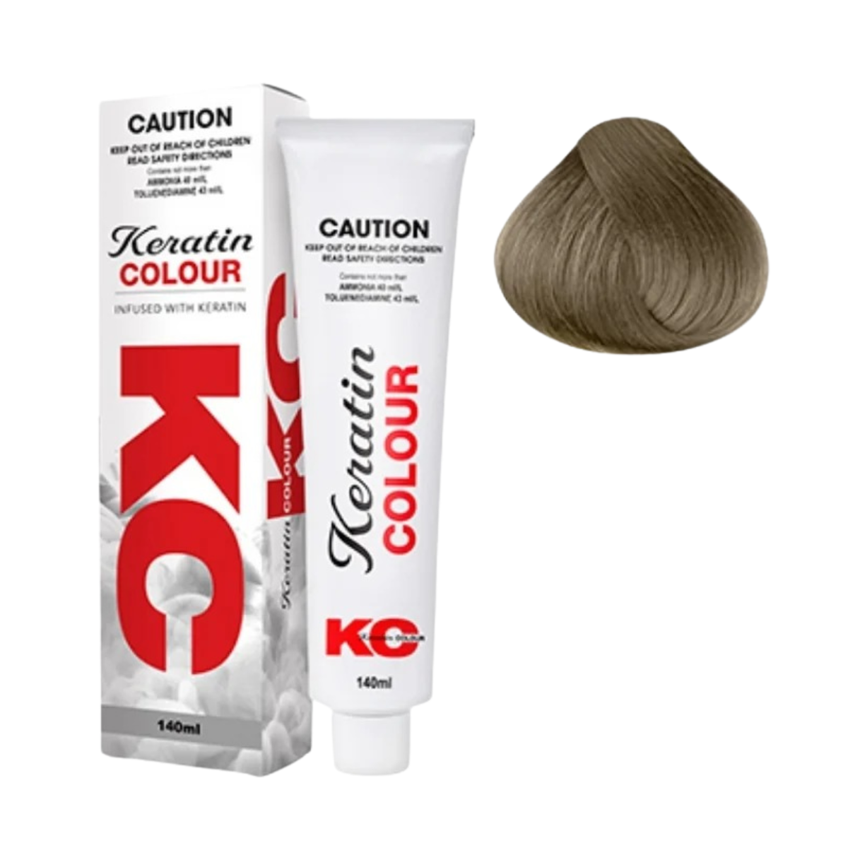 Keratin Colour 8 Light Blonde 140g
