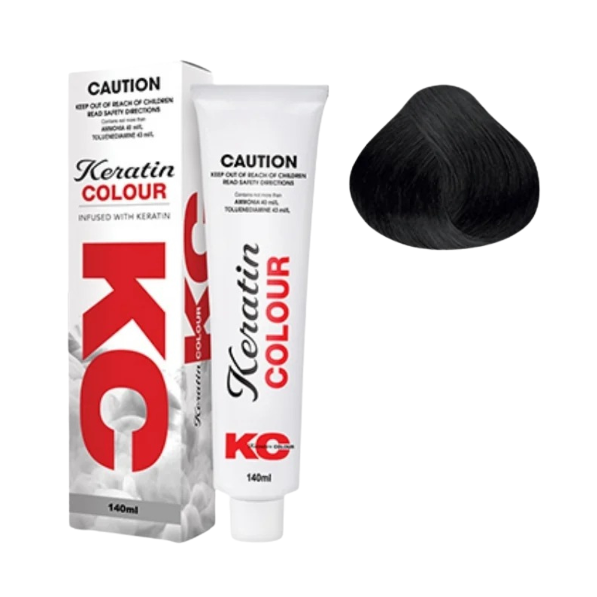 Keratin Colour 3 Dark Brown 140g