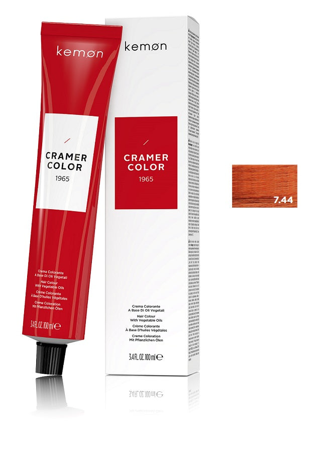 Kemon Cramer Color 7.44 Blonde Deep Copper 100ml