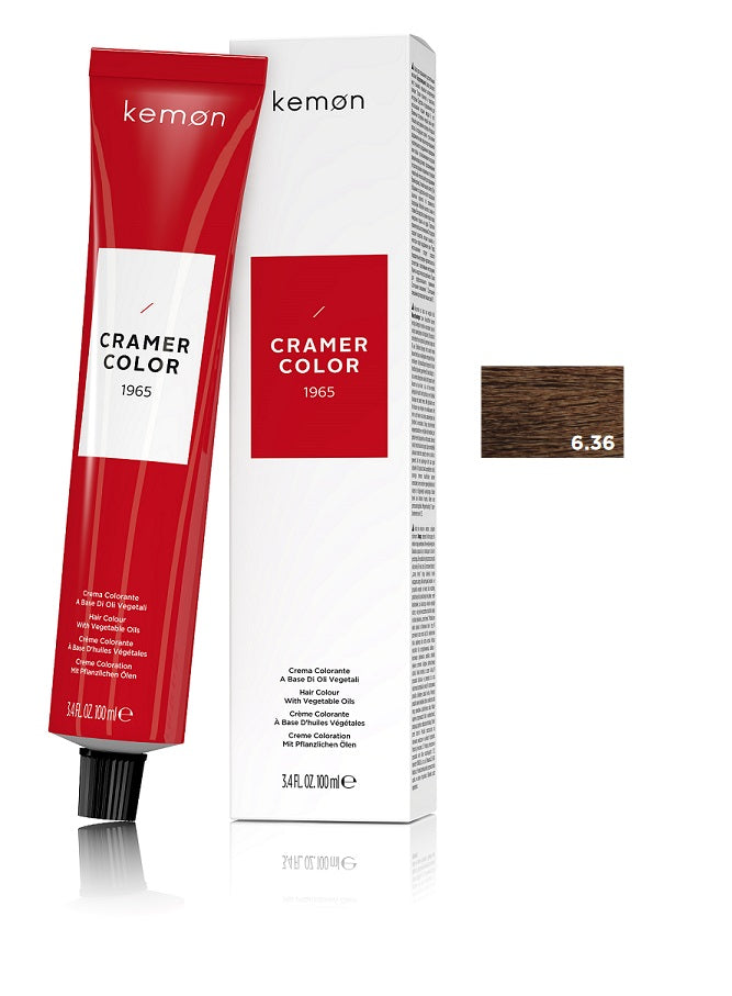 Kemon Cramer Color 6.36 Dark Golden Mahogany Blonde 100ml