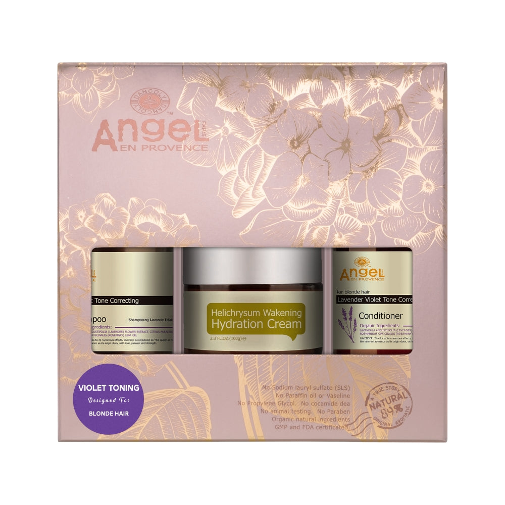 Angel Violet Toning/Hydration Cream Trio