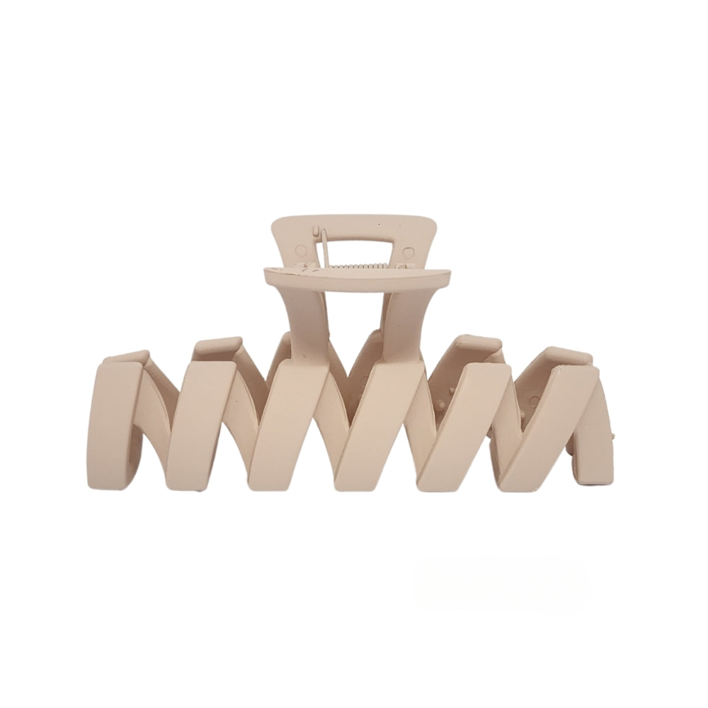 Claw Clip – Geometric Dusty Pink
