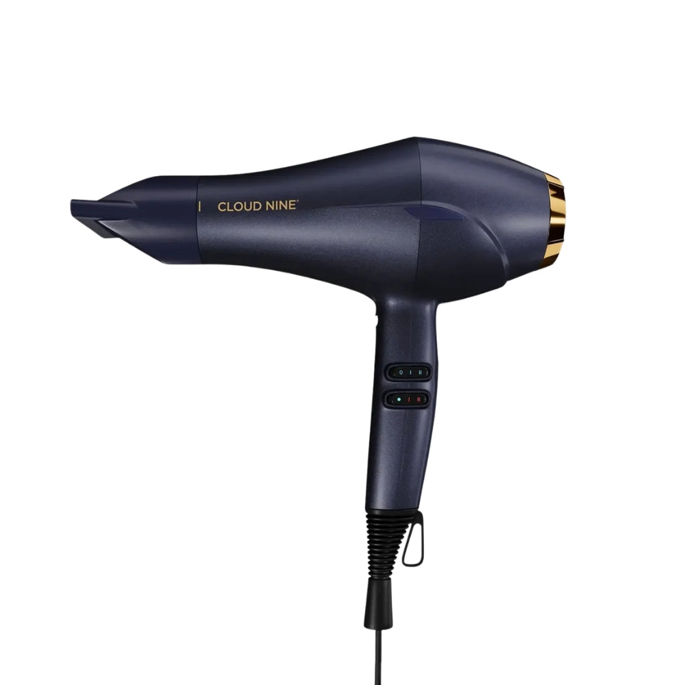 Cloud Nine The Air Shot Hair Dryer Midnight Blue