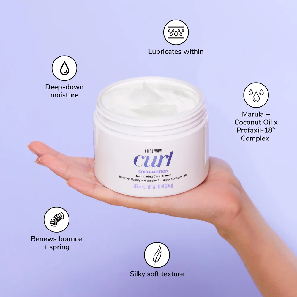 Curl WOW Coco-Motion Lubricating Conditioner 295ml