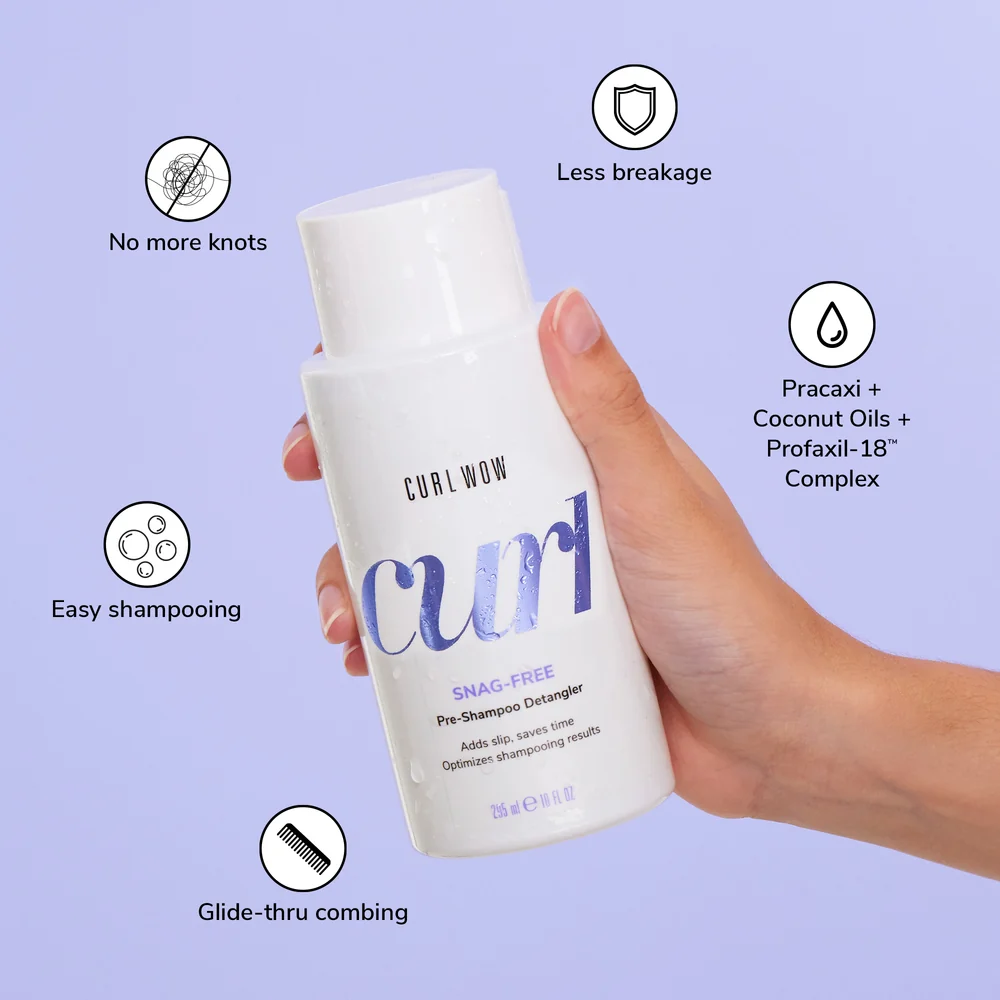 Curl WOW Snag-Free Pre-Shampoo Detangler 295ml