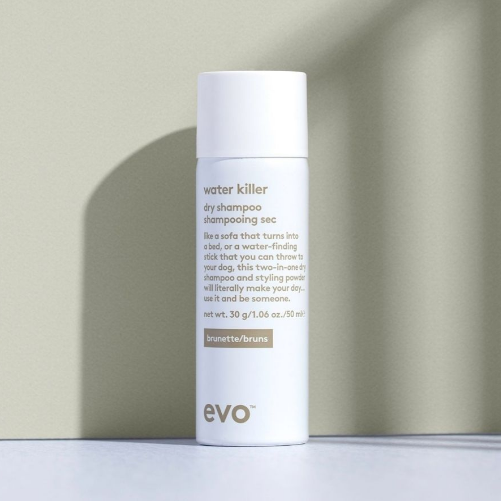 Evo Water Killer Dry Shampoo Brunette Travel 50ml