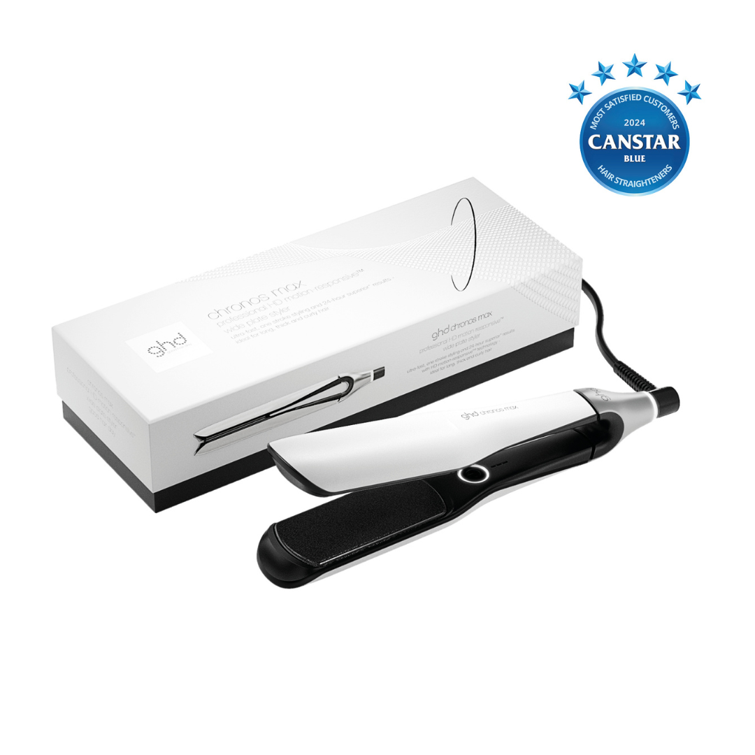Ghd Chronos Max Wide Plate Hair Straightener White