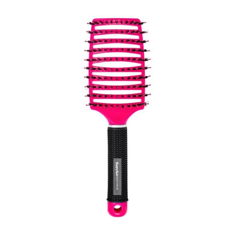 Happy Hair Brush Original Paddle – Fuchsia Pink