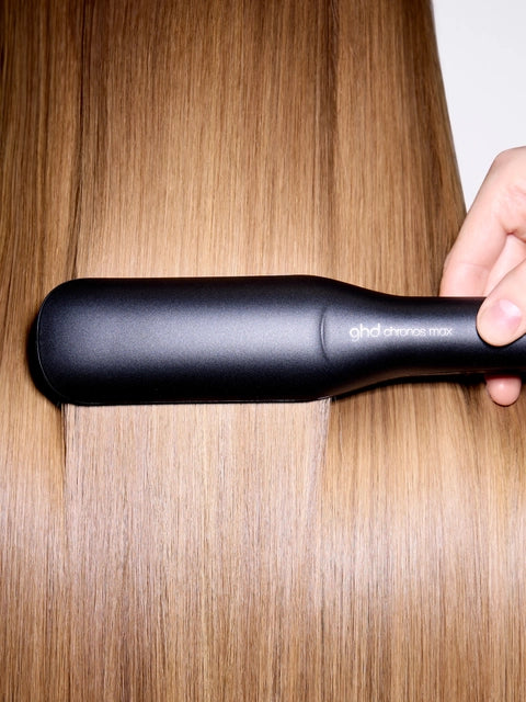 Ghd Chronos Max Wide Plate Hair Straightener Black