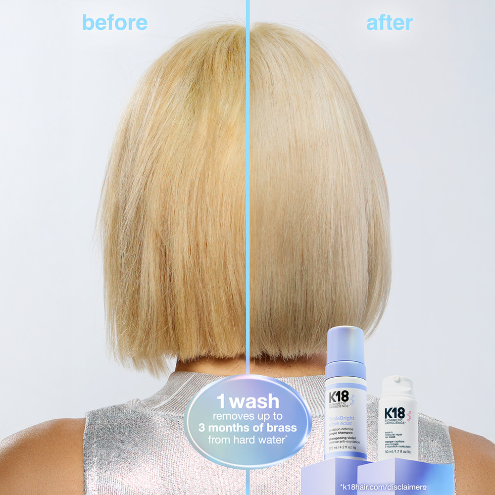 K18 TripleBright Oxidation Defense Purple Shampoo 125ml