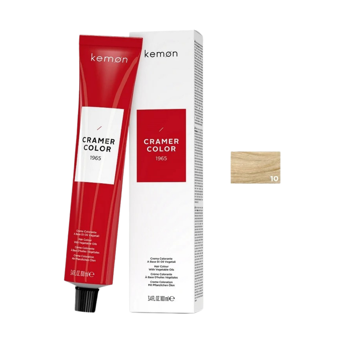 Kemon Cramer Color 10N Natural Platinum Blonde 100ml