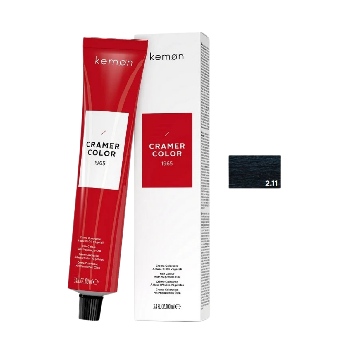 Kemon Cramer Color 2.11 Blue Black 100ml