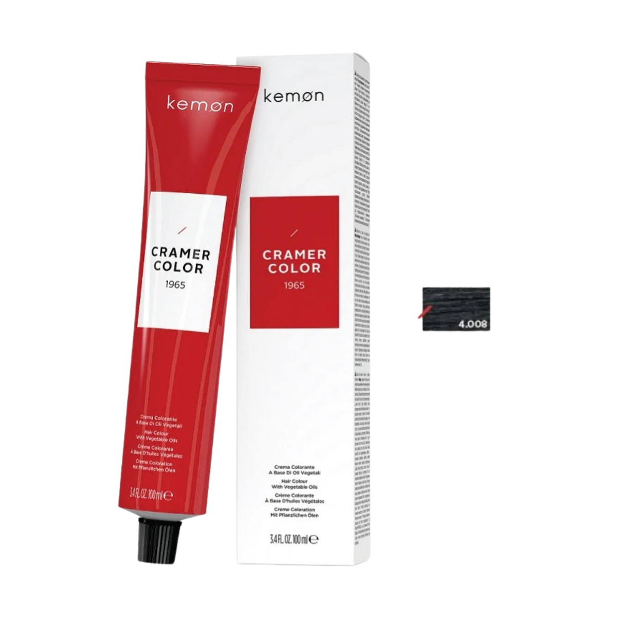 Kemon Cramer Color 4.008 Nordic Super Natural Brown 100ml