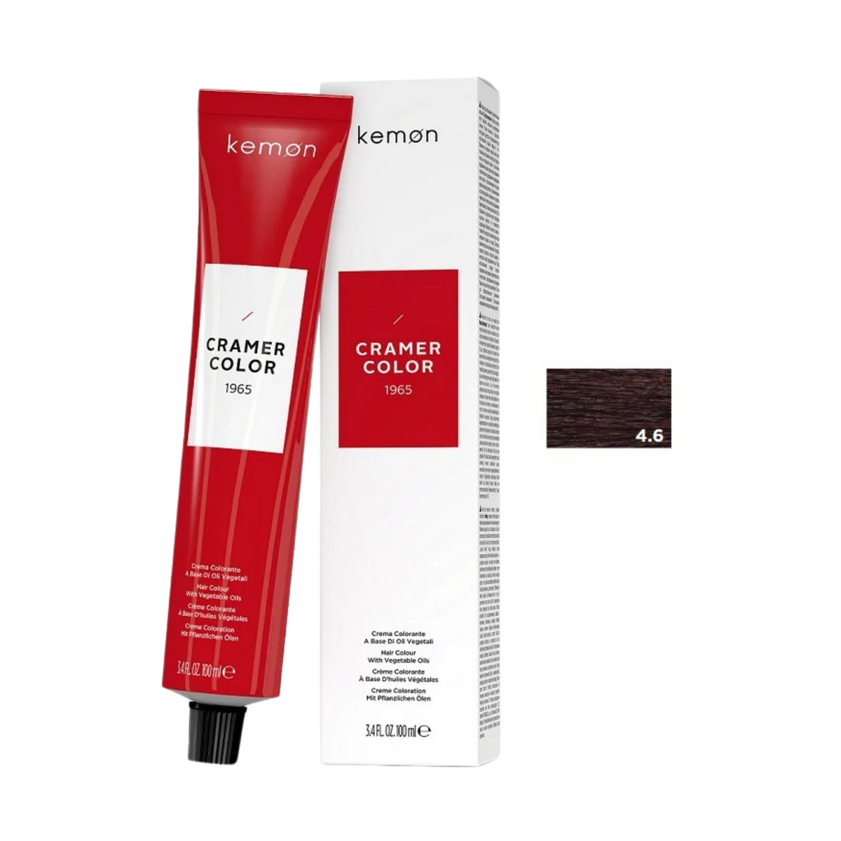 Kemon Cramer Color 4.6 Mahogany Brown 100ml