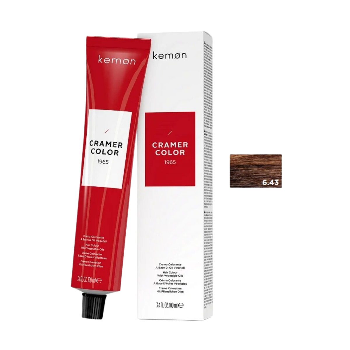 Kemon Cramer Color 6.43 Dark Blonde Copper Gold 100ml
