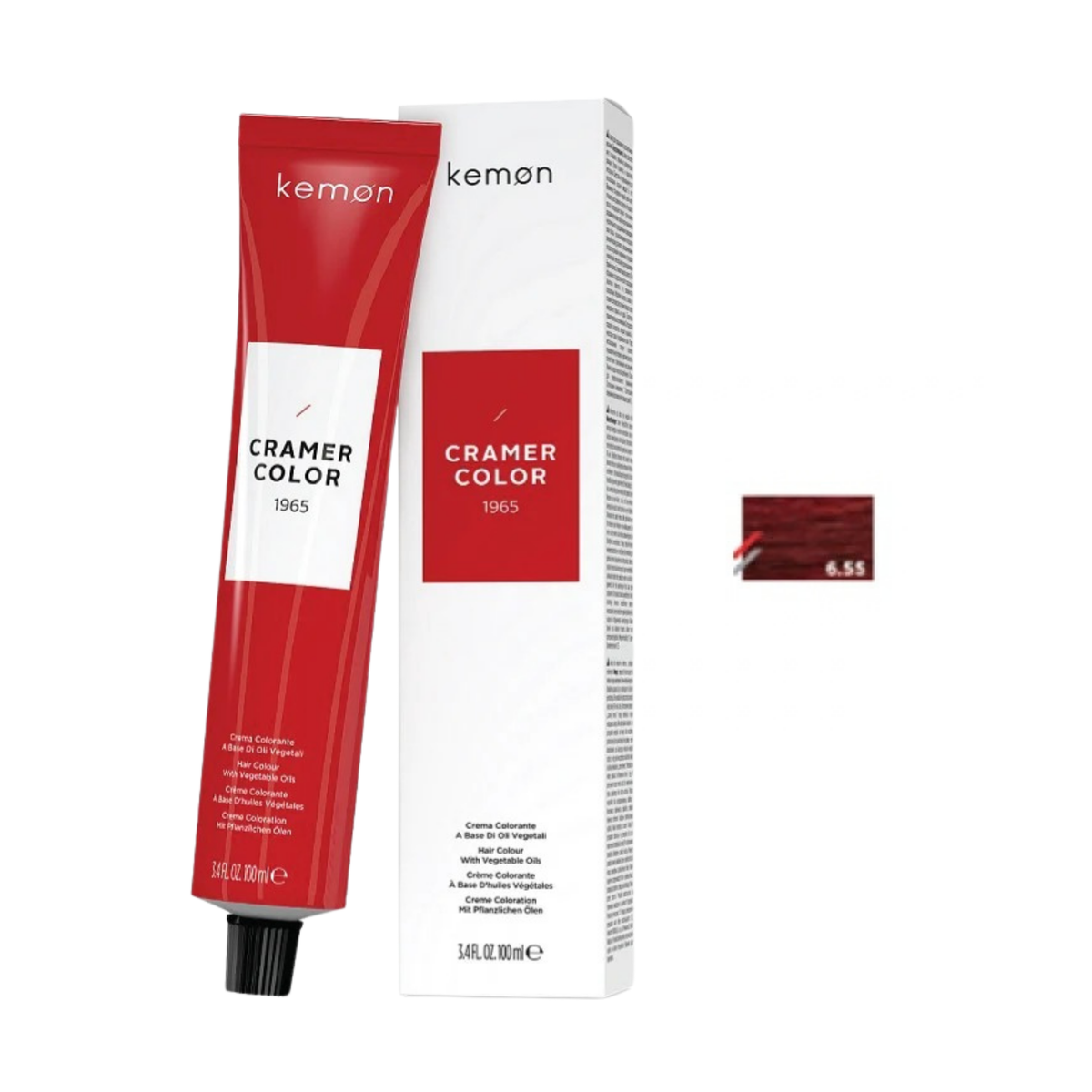 Kemon Cramer Color 6.55 Dark Deep Red Blonde 100ml