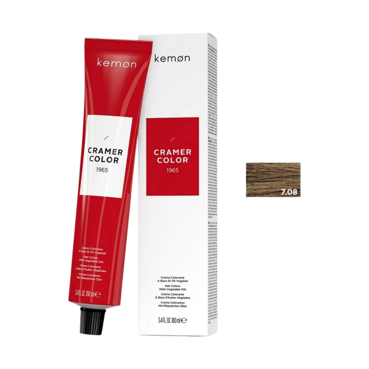 Kemon Cramer Color 7.08 Natural Nordic Blonde 100ml