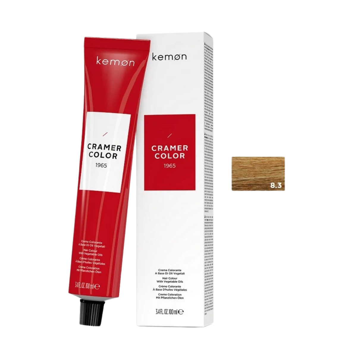 Kemon Cramer Color 8.3 Light Golden Blonde 100ml