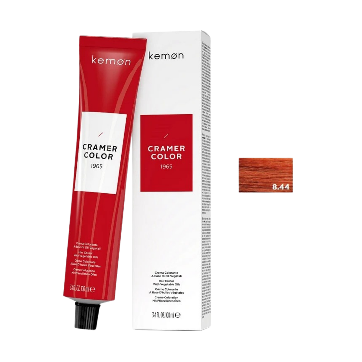 Kemon Cramer Color 8.44 Light Blonde Deep Copper 100ml