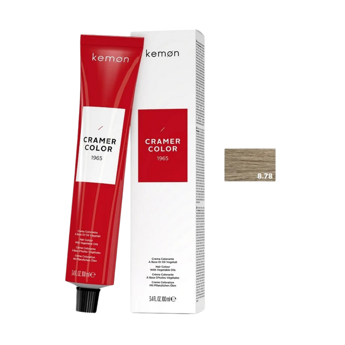 Kemon Cramer Color 8.78 Light Violet Pearl Blonde 100ml