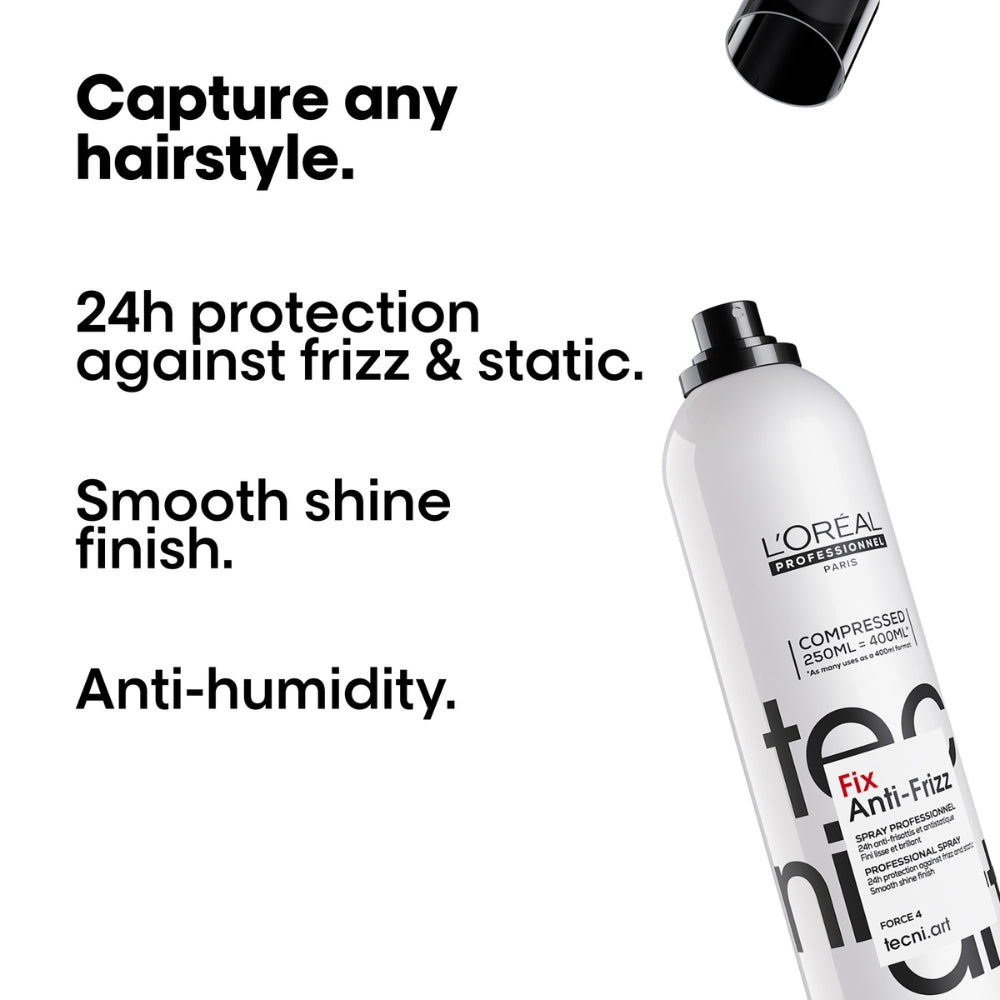Loreal Tecni.Art Fix Anti-Frizz Frizz Control Fixing Spray 250ml