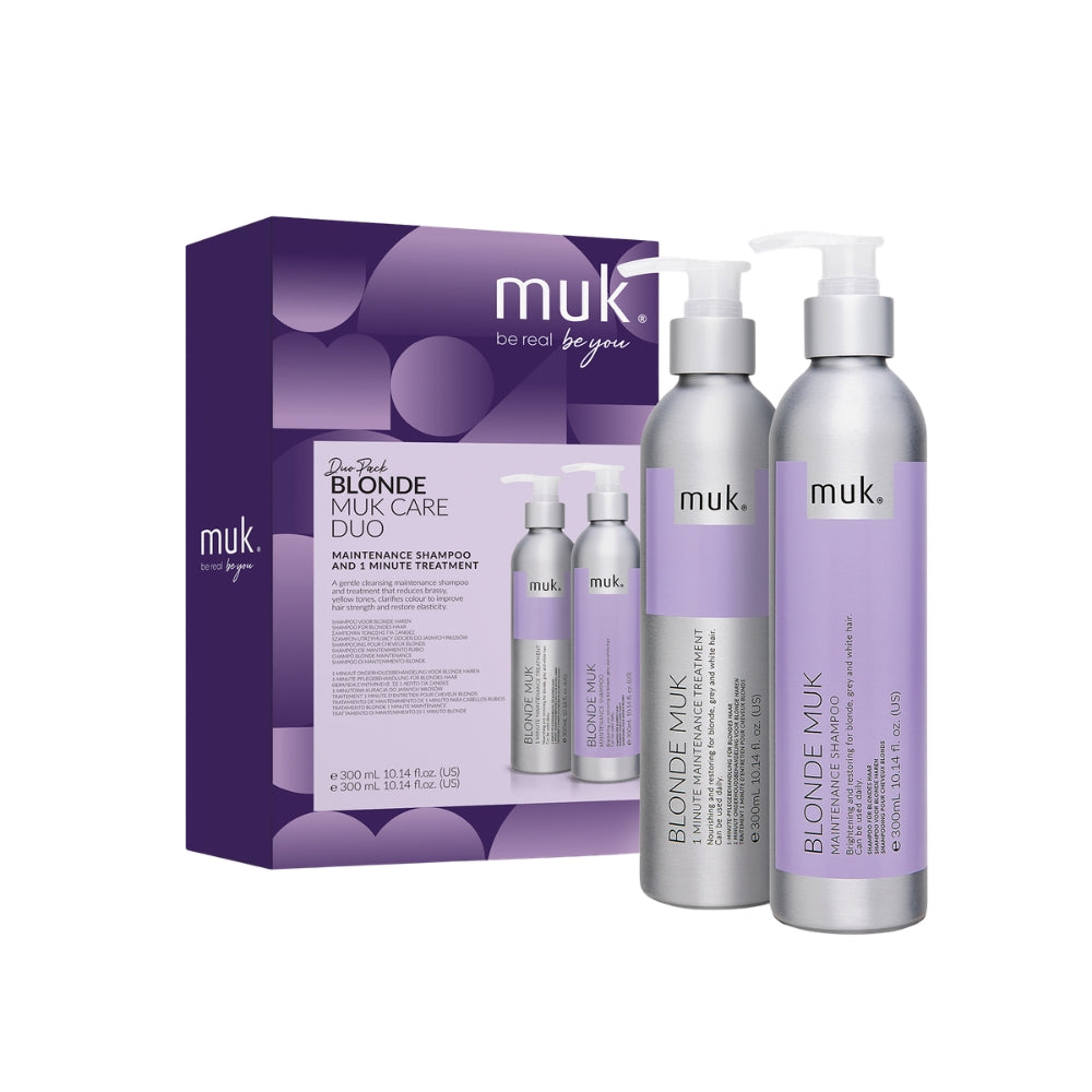 Muk Blonde Maintenance Duo (Shampoo and 1 Minute Treatment)
