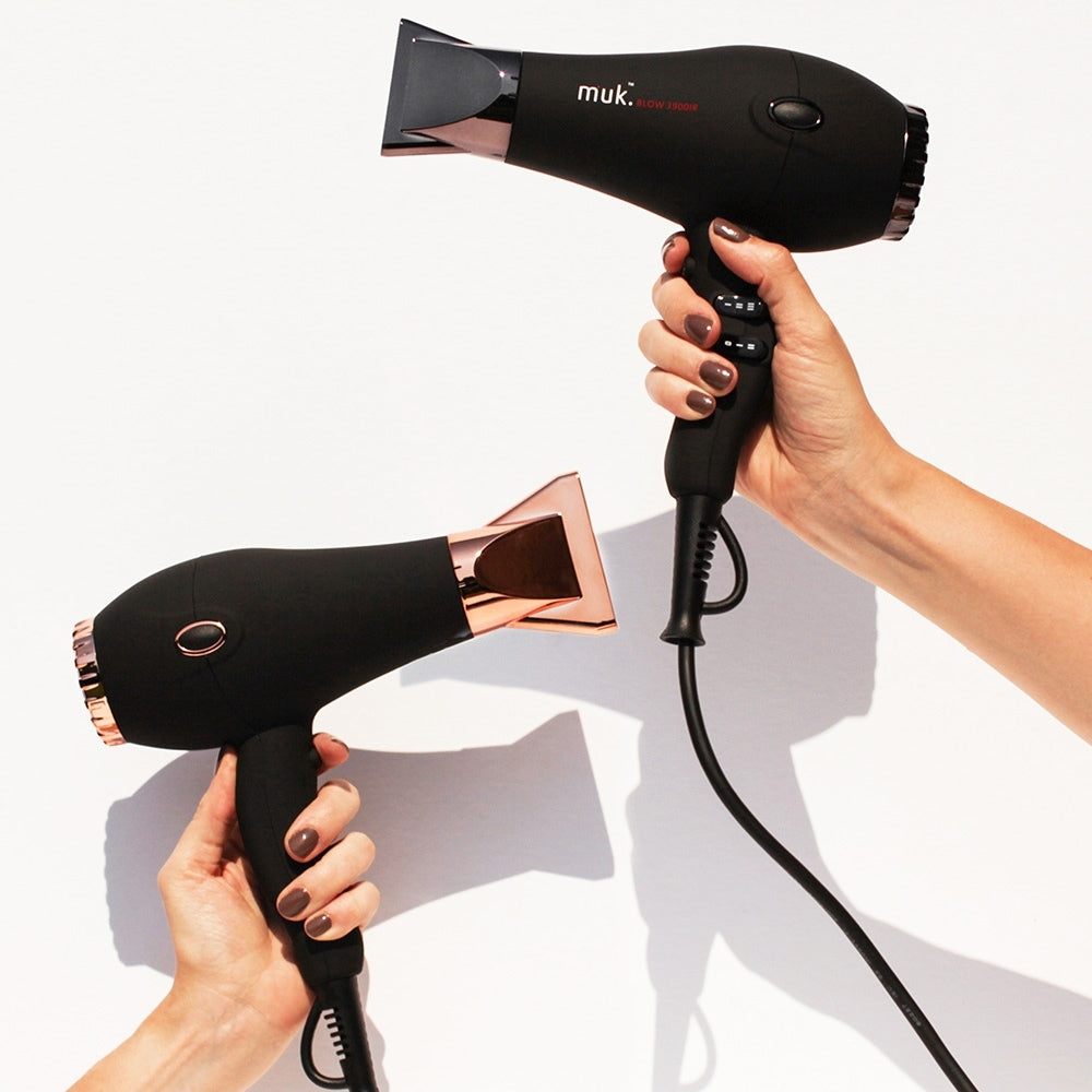 Muk Blow Hair Dryer Matte Black – Synergy Hair