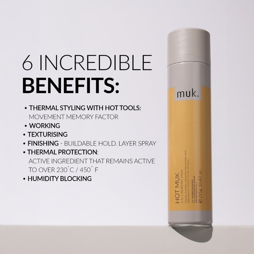 Muk Hot 6 in 1 Working Spray 295g