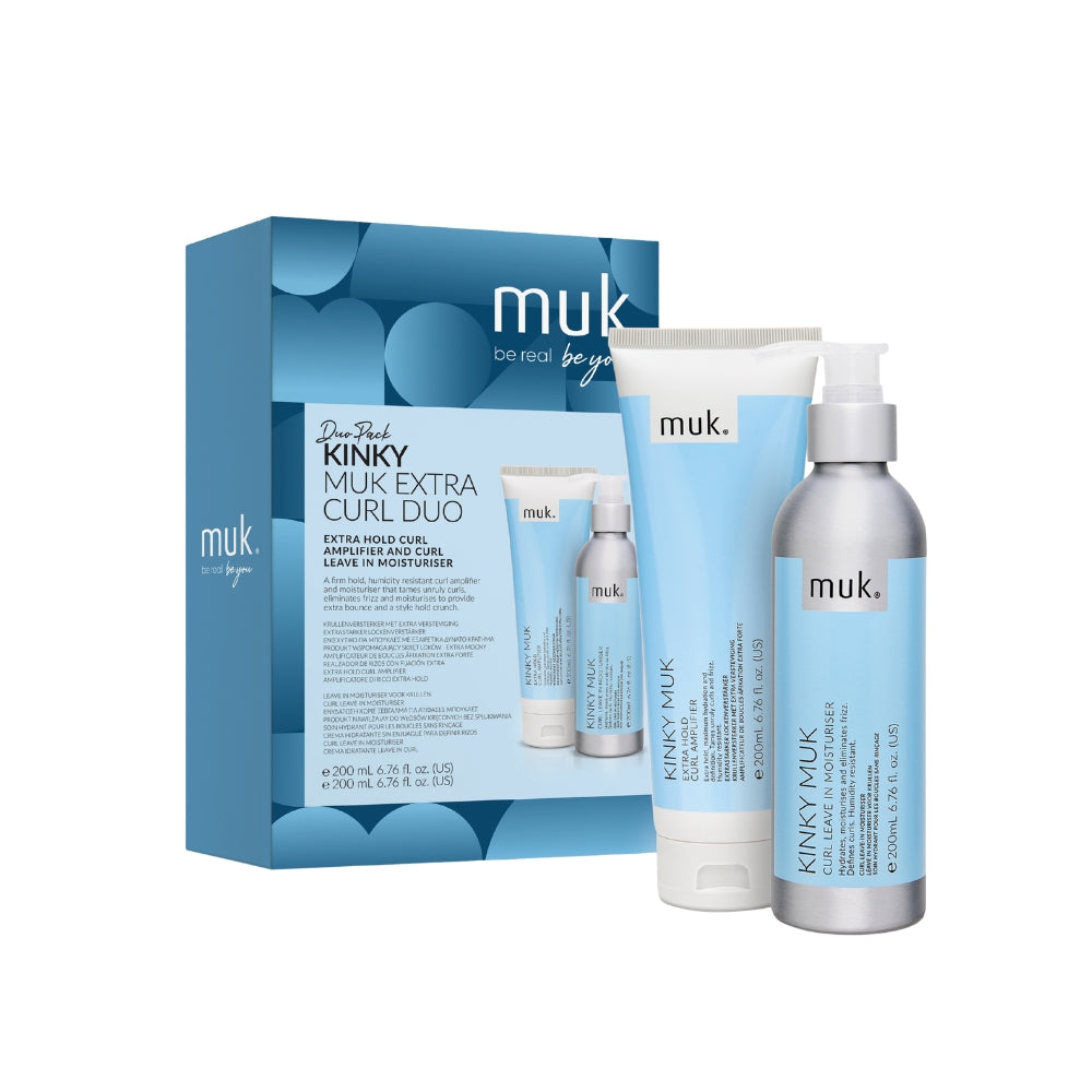 Muk Kinky Extra Curl Duo (Extra Hold Curl Amplifier and Leave in Moisturiser)