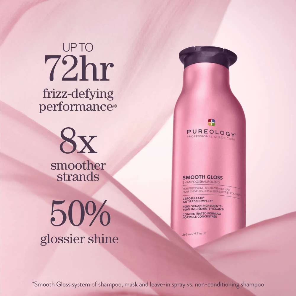 Pureology Smooth Gloss Shampoo 266ml