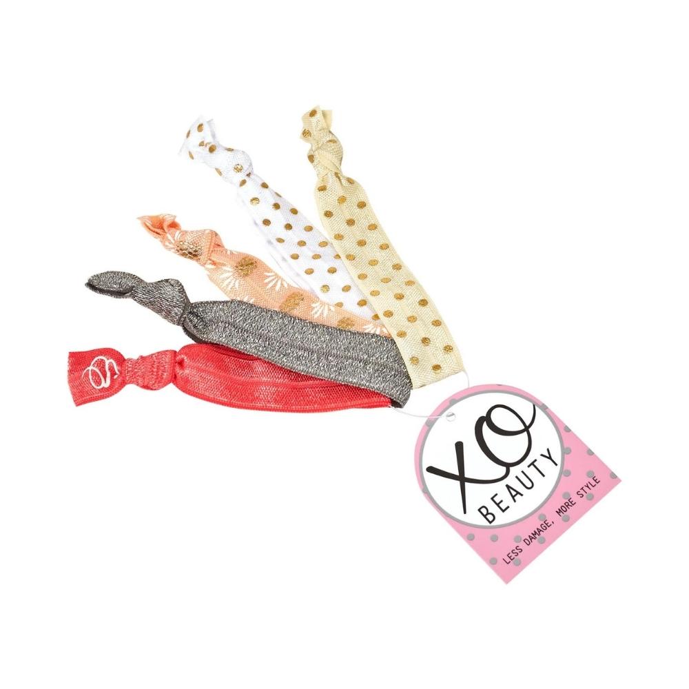 XoBeauty Hair Ties Tropical 5pc