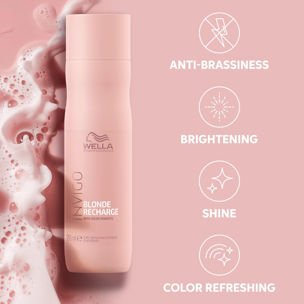 Wella Invigo Blonde Recharge Cool Blonde Shampoo 250ml
