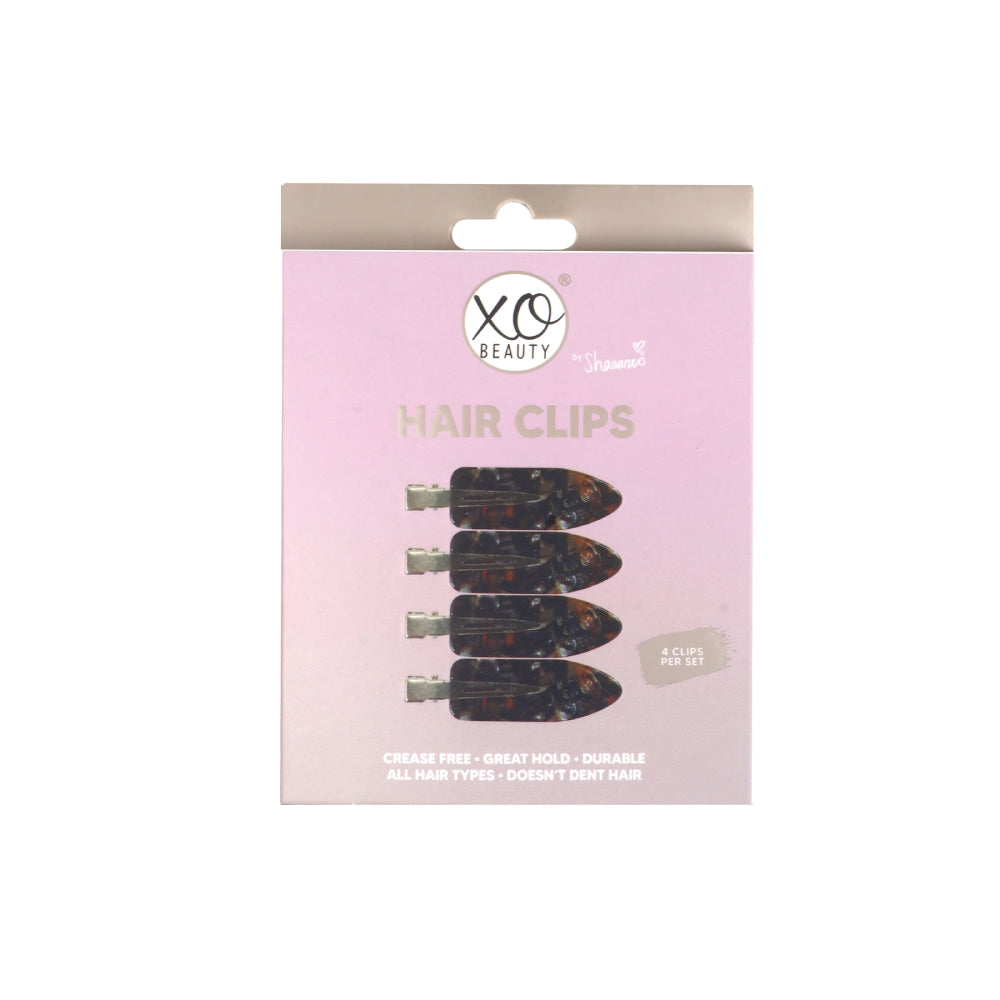 XoBeauty Crease Free Hair Clips Autumn 4 Pack