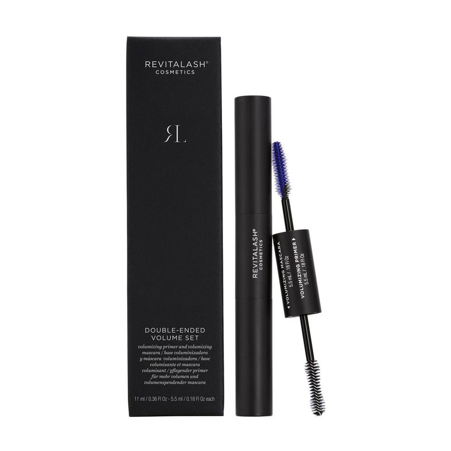 RevitaLash Cosmetics Double-Ended Volume Set (Primer/Mascara) – Black