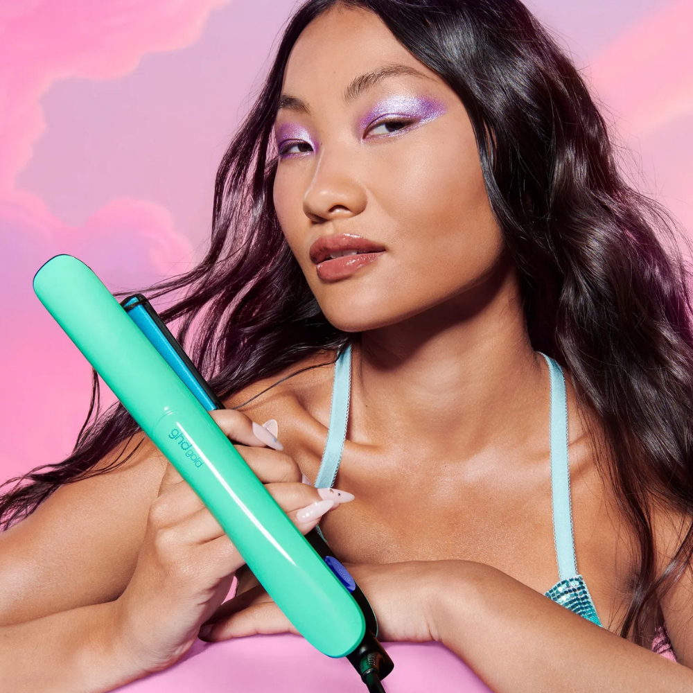 Ghd Gold Hair Straightener in Jelly Mint