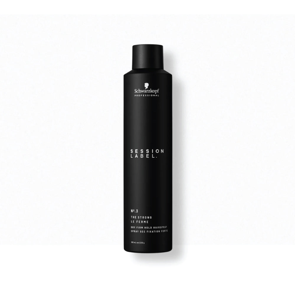 Schwarzkopf Session Label No.3 The Strong Dry Firm Hold Hairspray 300ml