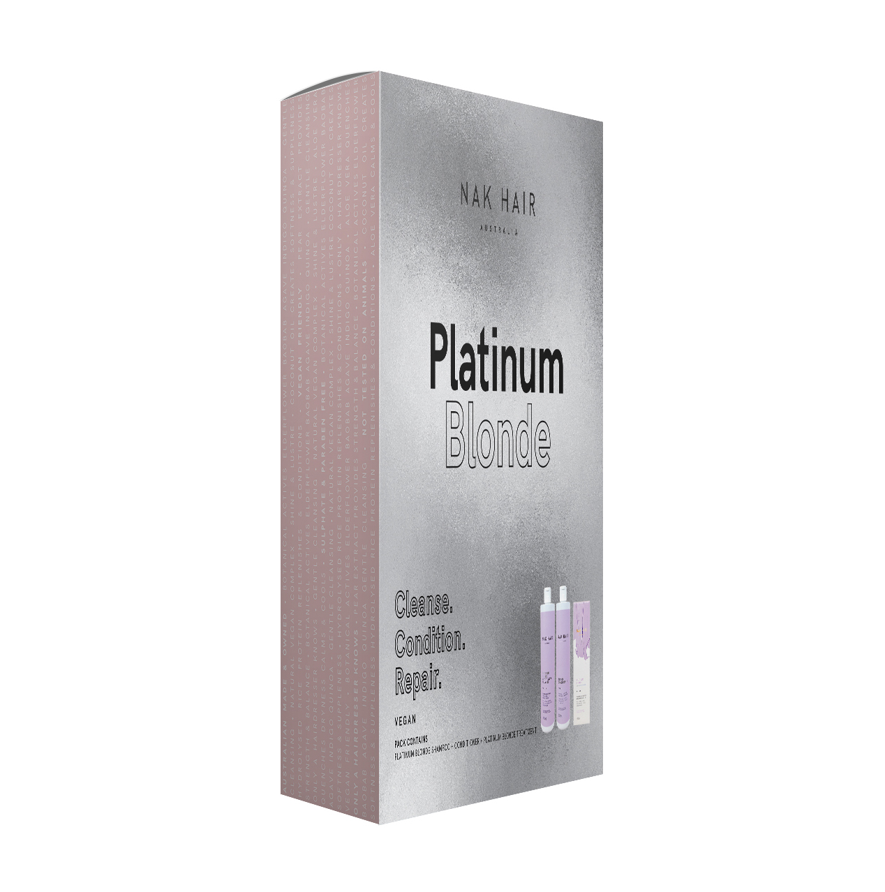 Nak Platinum Blonde Trio Hair Products New Zealand Nation Wide