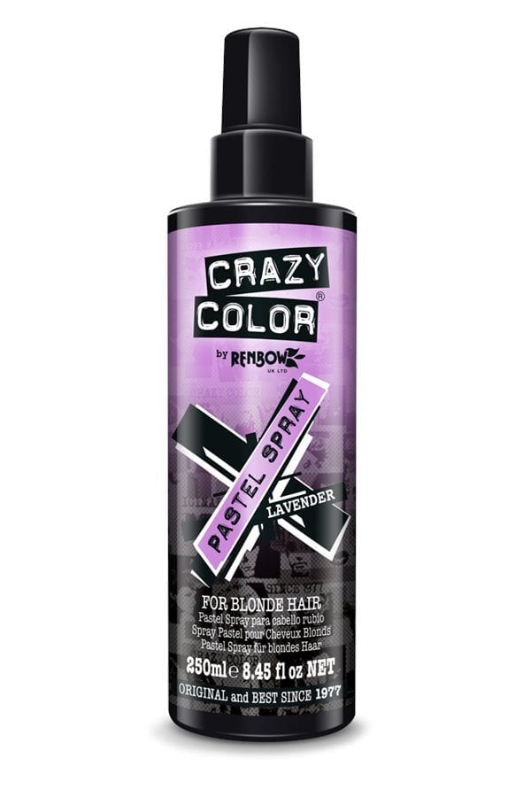 Crazy Color Pastel Spray Lavender 250ml Hair Products New