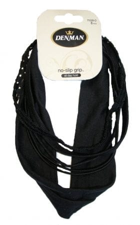 Denman Mixed Headband Black (6)