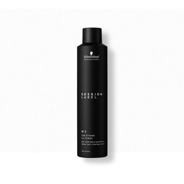 Schwarzkopf Session Label No.3 The Strong Dry Firm Hold Hairspray 300ml