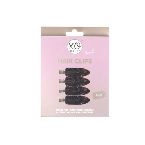 XoBeauty Crease Free Hair Clips Autumn 4 Pack