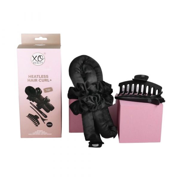 XoBeauty Heatless Hair Curl+ Black