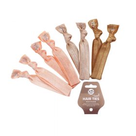 XoBeauty Hair Ties Peach Please 8pc
